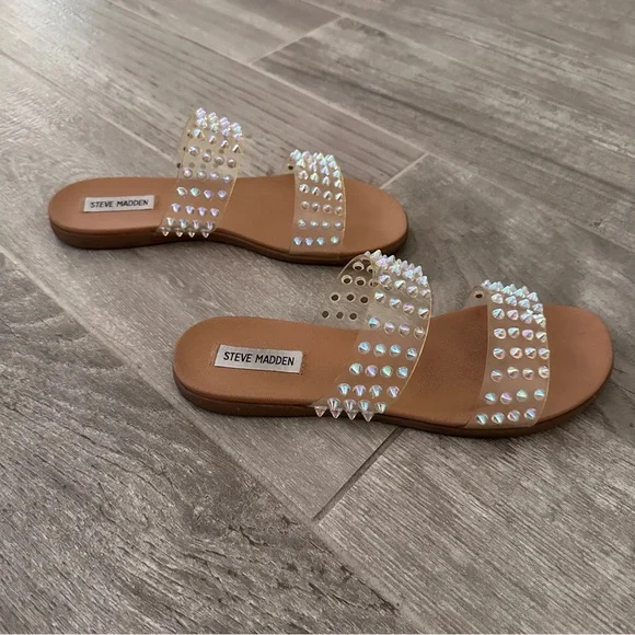 Steve Madden Iridescent Blizie Sandals - Picture 5 of 11